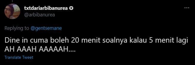 Alasan makan cuma boleh 20 menit versi netizen ini bikin ketawa